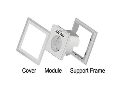 USB C + A inbouw stopcontact