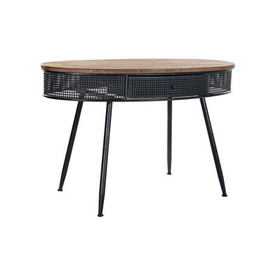 Wandtafel DKD Home Decor Spar Zwart Metaal Bruin (120 x 65 x 77 cm)