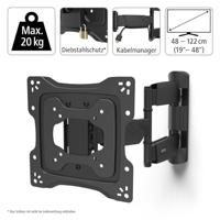 Hama Tv-muurbeugel Draaib. Kantelb. Antidiefstal-voorz. 122 Cm (48) 25 Kg - thumbnail