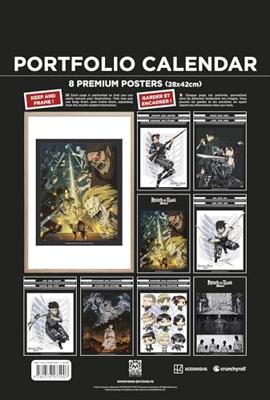 Attack on Titan Portfolio Calendar 2025 *English Version*