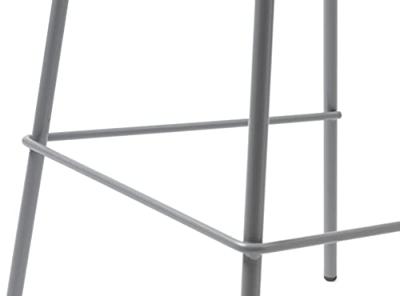 Lisomme Suus kunststof barkruk grijs