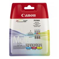Canon Inktcartridge CLI-521 C/M/Y Multipack Origineel Combipack Cyaan, Magenta, Geel 2934B015 - thumbnail