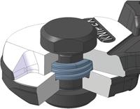 Knipex Drahtseilschere poliert190mm PVC-Überzug Knipex 95 61 190 Draadkabelschaar Geschikt voor (striptechniek) Aluminium- en koperkabel, een- en meerdraads, - thumbnail