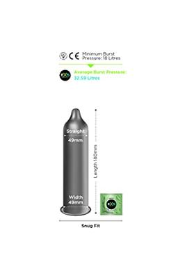 Exs Snug Fit Condoms - 100 pack