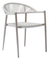 Woood Yellow tuinstoel Lichtgrijs - thumbnail