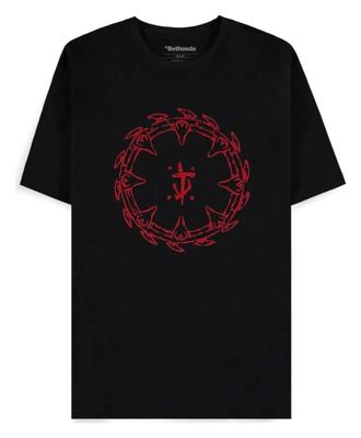 DOOM T-Shirt The Dark Ages Red Shield Size XL