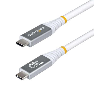USB-kabel Startech CC1M80GUSB4CABLEW Wit 1 m