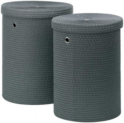 Kela - Rimossa Wasmand Set van 2 Stuks - Grijs - Kela