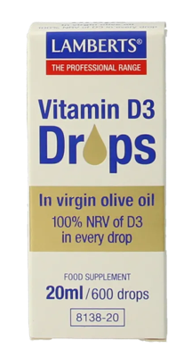 Lamberts Vitamine D3 Druppels Lamberts Vitamine D3 Druppels