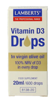 Lamberts Vitamine D3 Druppels - thumbnail