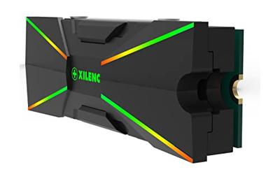 Xilence M2SSD.B.ARGB Geheugen module Koeler Zwart 1 stuk(s)