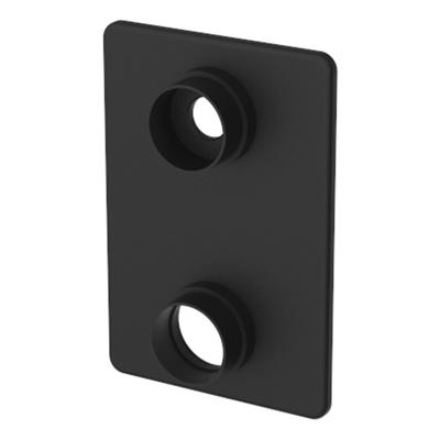 8mm verlengset mat zwart tbv 2-knops douchethermostaat