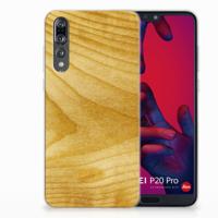 Huawei P20 Pro | Bumper Hoesje | Licht Hout - thumbnail