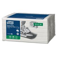 Reinigingsdoek Tork W8 Premium Heavy-Duty 1-laags 45 vel wit 530150 - thumbnail