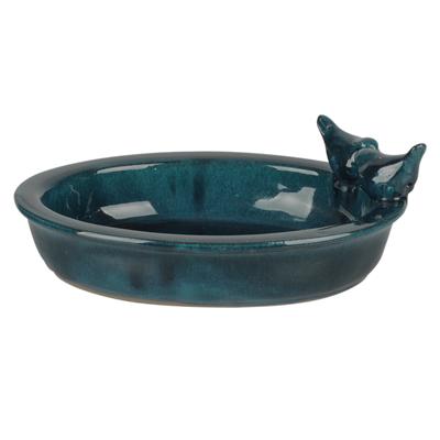 Esschert Design Keramiek ovaal vogelbad