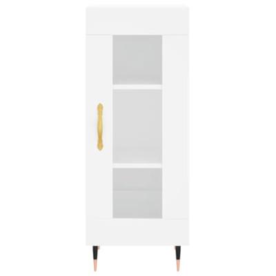 Dressoir 34,5x34x90 cm bewerkt hout wit