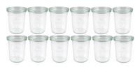WECK 760 Mini-stormglas 12 stuks 160 ml zonder ringen en klemmen - thumbnail