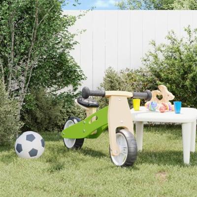 VidaXL Loopfiets voor kinderen 2-in-1 groen
