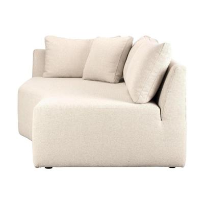 Zuiver Bank 'Prosper' Chaise Longue Element Rechts, kleur Zand