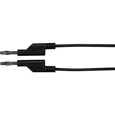 VOLTCRAFT MS5/SW Meetsnoer Banaanstekker 4 mm Banaanstekker 4 mm 5.00 m Zwart 1 stuk(s)