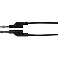 VOLTCRAFT MS5/SW Meetsnoer Banaanstekker 4 mm Banaanstekker 4 mm 5.00 m Zwart 1 stuk(s) - thumbnail