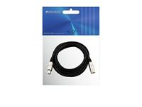Omnitronic 30220400 XLR Verbindingskabel [1x XLR-stekker 3-polig - 1x XLR-bus 3-polig] 0.50 m Zwart - thumbnail