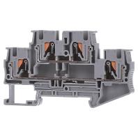 Phoenix Contact 3211786 Klem 2-etages 6.2 mm Snelaansluiting Grijs 1 stuk(s)