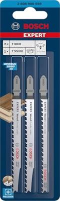 Bosch Accessoires Expert 'Wood 2-side clean' decoupeerzaagbladenset 3-delig - 1 stuk(s) - 2608900559 Bosch Accessoires Expert 'Wood 2-side clean' decoupeerzaagbladenset 3-delig - 1 stuk(s) - 2608900559