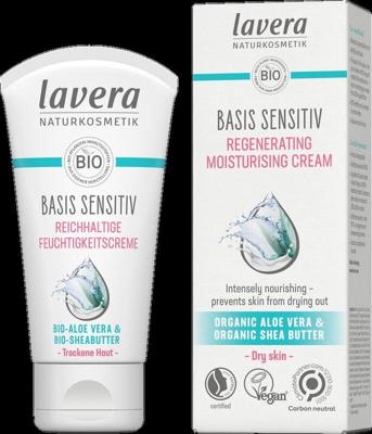 Lavera Basis Sensitive regenerating moisturising cream 50 Milliliter