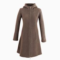 Mantel van walkstof, antracietgrijs 36 - thumbnail