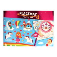 Wins Holland Placemat kleurboek - eenhoorn - thumbnail