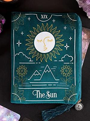 Tarotkaarten Tasje met Rits - "The Sun"