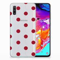 Samsung Galaxy A70 Siliconen Case Cherries - thumbnail