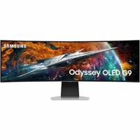 Samsung Monitor Gaming Odyssey OLED G9 (S49CG950), Curvo (1800R), 49 inch, 5120x1440 (DQHD), Smart Hub, 32:9, HDR10+, OLED, 240Hz, 0,03ms, Freesync Premium Pro, Micro HDMI, USB 3.0, DP, luidspreker - thumbnail