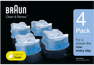 Braun CCR4 Clean & Renew Refill Cartridge 4 Stuks