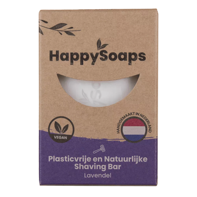HappySoaps Shaving Bar Lavendel 80gr HappySoaps Shaving Bar Lavendel 80gr