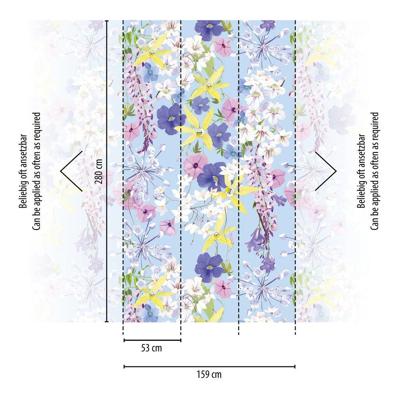 Livingwalls The Wall II - Bont - Bloemen - 391961