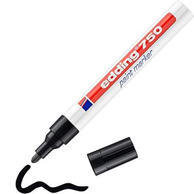 Edding 750 Paint Marker 4-750-1-4001 Lakmarker Zwart 2 mm, 4 mm