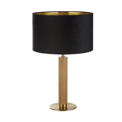 Searchlight Gouden tafellampLondon met zwarte kap - EU65721BK