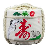 Decoratieve Sake Ton Kotobuki Tsuru Kame - 63 x 63 cm - thumbnail