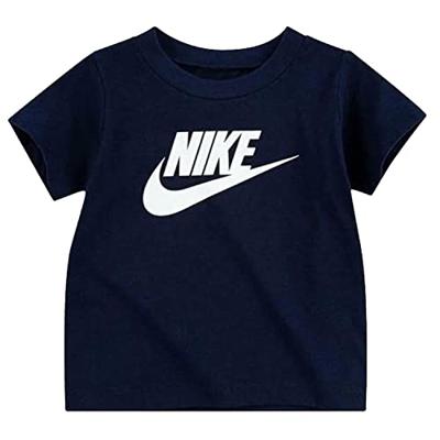 T-Shirt met Korte Mouwen Nike Futura Ss Zwart Donkerblauw Maat 5-6 Jaar