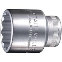 Stahlwille 50 32 03010032 Dubbel zeskant Dopsleutelinzetstuk 32 mm 1/2 (12.5 mm) - thumbnail