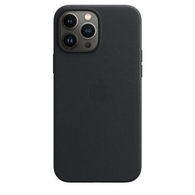 Apple Leather MagSafe Case iPhone 13 Pro Max Midnight