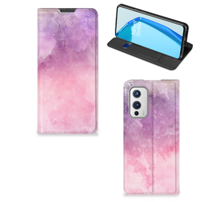 Bookcase OnePlus 9 Pink Purple Paint Bookcase OnePlus 9 Pink Purple Paint