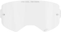 Alpinestars supertech clear lens - replacement lens - thumbnail