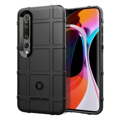 Voor Xiaomi Mi 10 / Mi 10 Pro Full Coverage Shockproof TPU Case (Zwart)
