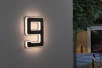 Paulmann 79850 4000870798508 Huisnummerlamp op zonne-energie Energielabel: G (A - G) 0.20 W Warmwit Zwart - thumbnail