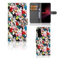 Sony Xperia 1 III | Telefoonhoesje | Met pasjeshouder | Birds - thumbnail