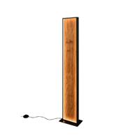 Trio Design vloerlampKalea zwart met hout - 455510130 - thumbnail