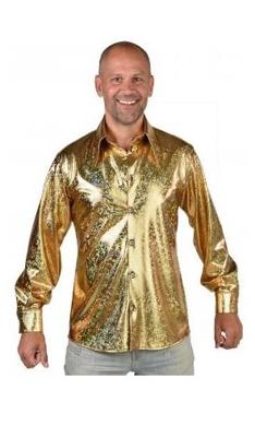 Hemd hologram goud